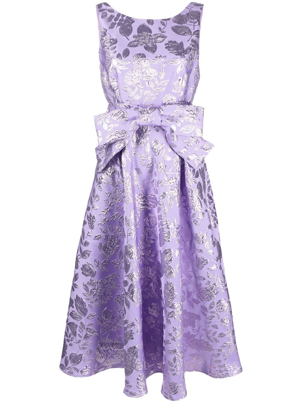 P.A.R.O.S.H. Kleid mit Muster - Violett von P.A.R.O.S.H.