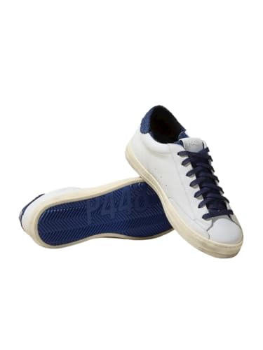 P448 John Sneaker, Weiß, Marineblau, weiß, 41 EU von P448