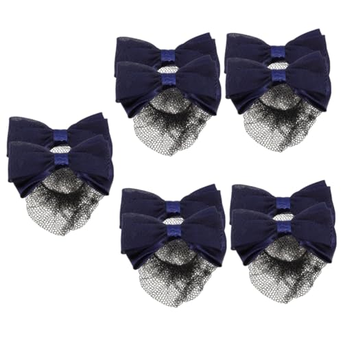 PACKOVE 10 Stk Haarnadel haarschmuck Haar Klammern Haarknotennetz Haarnetze für Frauen Haarspangen Haarklammer Krankenschwester Haarknoten Abdeckung Haarknoten Bowknot Netz Gittergewebe von PACKOVE