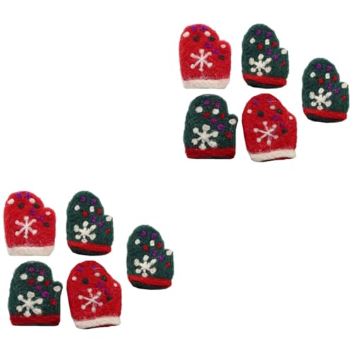 PACKOVE 10stücke Teiliges Weihnachtsfilz Broschen Handgemachte Cartoon Handschuh Brustnadel Für Festliche Kleidung Und Weihnachtsfeiern Zufällige Farben Als Weihnachtsdeko Und PACKOVE 10stücke Teiliges Weihnachtsfilz Broschen Handgemachte Cartoon Handschuh Brustnadel Für Festliche Kleidung Und Weihnachtsfeiern Zufällige Farben Als Weihnachtsdeko Und von PACKOVE