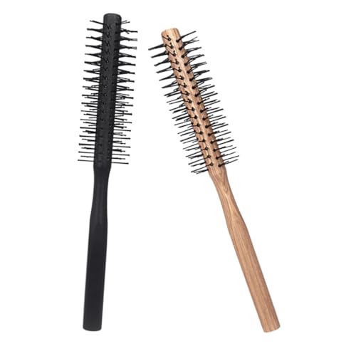 PACKOVE 2 Stücke Lockiges Haar Kamm Pinsel Weiche Runde Nass Universal Wildschwein Styling Detangler Holz Roller Kamm Nylon Wolle PACKOVE 2 Stücke Lockiges Haar Kamm Pinsel Weiche Runde Nass Universal Wildschwein Styling Detangler Holz Roller Kamm Nylon Wolle von PACKOVE