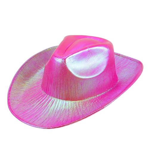 PACKOVE Karnevalshut Jeanshut funkelnder Westernhut karnevals hut faschings hut Hüte Kleider Kostüm für Cosplay Glitzer Kostüm Komplex Cowboy-Hut Kleidung schmücken PVC von PACKOVE