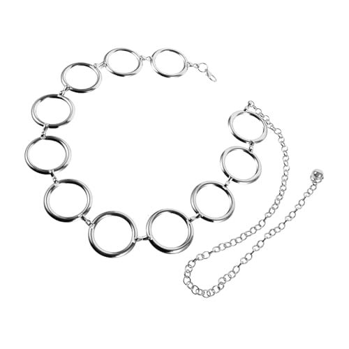 PACKOVE Metall-Taillenkette Für Frauen Und Mädchen Bauch- -Taillenketten Klobige Kettengürtel Verstellbare Körpergliedergürtel Bauchschmuck Für Jeans-Kleider von PACKOVE