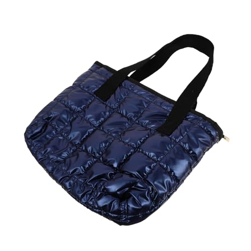 PACKOVE Aufbewahrungstasche Tasche Blaue Aufbewahrungsbeutel Frauen Einkaufstüten Toilettenartikel-Organizer Kosmetik-aufbewahrungsbeutel Polyester Trend Damen Platz Baumwolle von PACKOVE