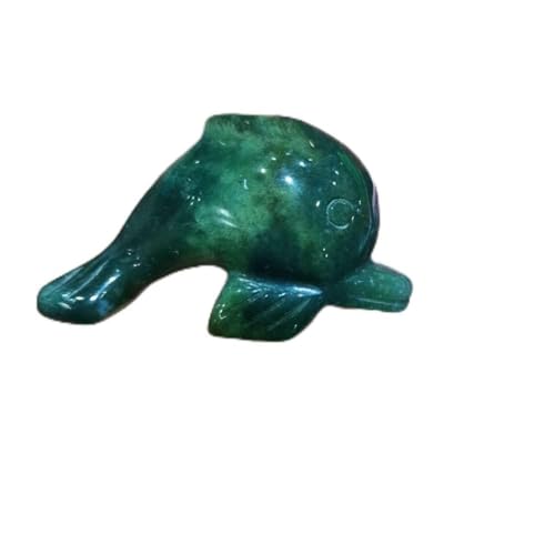 PAJPXPCD Edelsteine ​​zur Dekoration, 1 Stück, niedlicher Delfin, Schnitzerei, Ornamente, Edelsteine, Kunsthandwerk, Urlaub, DIY, Geschenke, Heimdekoration, Zubehör, Aquarium-Statue, Aura (Color : 15 von PAJPXPCD