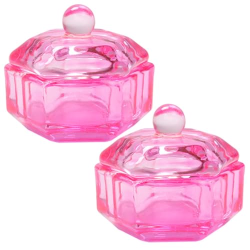 PAMINGONO Pinke Nagel Dappen Schalen Glasbehälter Für Nagelmonomer Und Acrylpulver Elegante Und Praktische Aufbewahrung Für Nagelkunst Tools PAMINGONO Pinke Nagel Dappen Schalen Glasbehälter Für Nagelmonomer Und Acrylpulver Elegante Und Praktische Aufbewahrung Für Nagelkunst Tools von PAMINGONO
