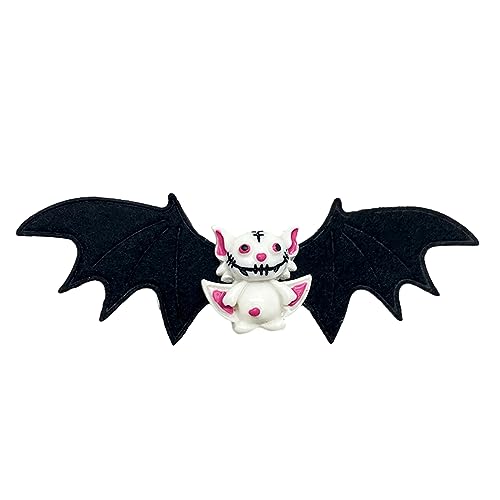 Haarspangen für Mädchen, Gothic, Halloween, Cosplay, Teufelsflügel, Kopfbedeckung, Punk, Haarschmuck, einzigartige schwarze Kopfbedeckung, Halloween-Haarschmuck, Erwachsene von PANFHGFG