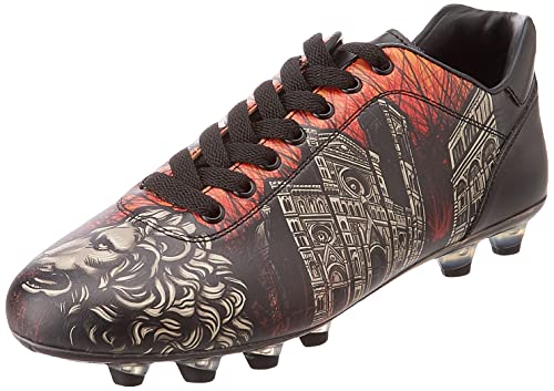 PANTOFOLA D’ORO 1886 Herren Lazzarini Firenze Fussballschuh, Schwarz Orange, 44 EU von PANTOFOLA D’ORO 1886