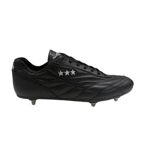 PANTOFOLA D’ORO 1886 Herren New Star Gymnastikschuh, Schwarz Lc RIC Weiß Sohle Int, 41 EU von PANTOFOLA D'ORO 1886