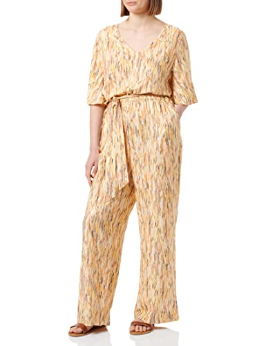 PART TWO Damen Adrienne Jumpsuit Overall, Muskmelon Paintbrush Print, 38 von PART TWO