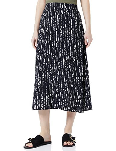 Part Two Damen Svana Skirt, Dark Navy Texture Line, 30 von PART TWO