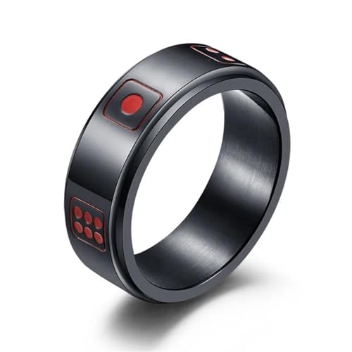 PARWANA Ring Ringe Damen Bijouterie Herren Frauen Punk-Ring Für Männer 7 18218 von PARWANA