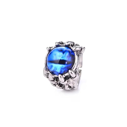 PARWANA Ring Ringe Damen Bijouterie Herren Frauen Ring Herren- Und Damenringe, Schmuck, Verstellbar, Größenverstellbar, Blau von PARWANA