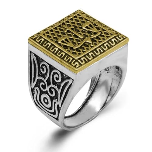 PARWANA Ring Ringe Damen Bijouterie Herren Frauen Ringe Für Damen, Ringe Für Herren, Schmuck, 9 Gold von PARWANA