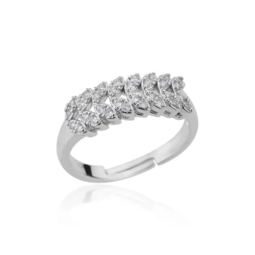 PARWANA Ring Ringe Damen Bijouterie Herren Frauen Ringe Für Damen, Verstellbarer Schmuck, Größenverstellbar Jz4468P von PARWANA