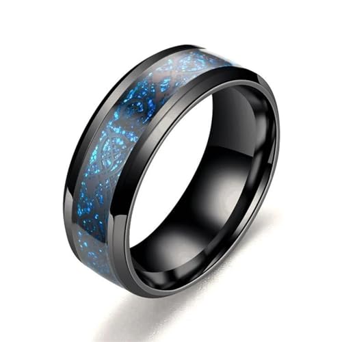 PARWANA Ring Ringe Damen Bijouterie Herren Frauen Ringe Für Damenschmuck Herrenringe Schmuck 10 Blau von PARWANA