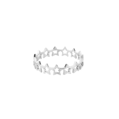 PARWANA Ring Ringe Damen Bijouterie Herren Ringe Für Damen Ringschmuck Accessoires 8 Versilbert von PARWANA