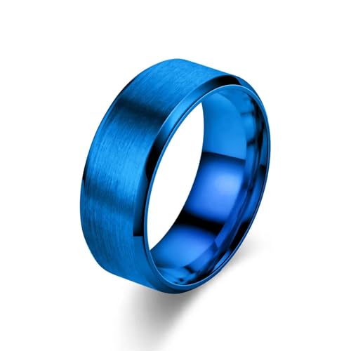 PARWANA Ring Ringe Damen Bijouterie Herren Ringe Für Männer Frauen 12 Blau von PARWANA