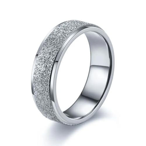 PARWANA Ring Ringe Damen Bijouterie Herren Schlichte Ringe Für Damen Herren Schmuck 10 Silber von PARWANA