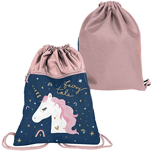 PASO Backpack Premium Schulranzen für Schuhe Schuhe Hausschuhe Unicorn von PASO