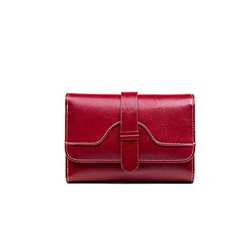 PASPRT Geldbörsen für Damen Echtes Leder Frauen Brieftasche Weibliche Geldbörsen Designer Kartenhalter Damen Clutch Münze Geldbörse von PASPRT