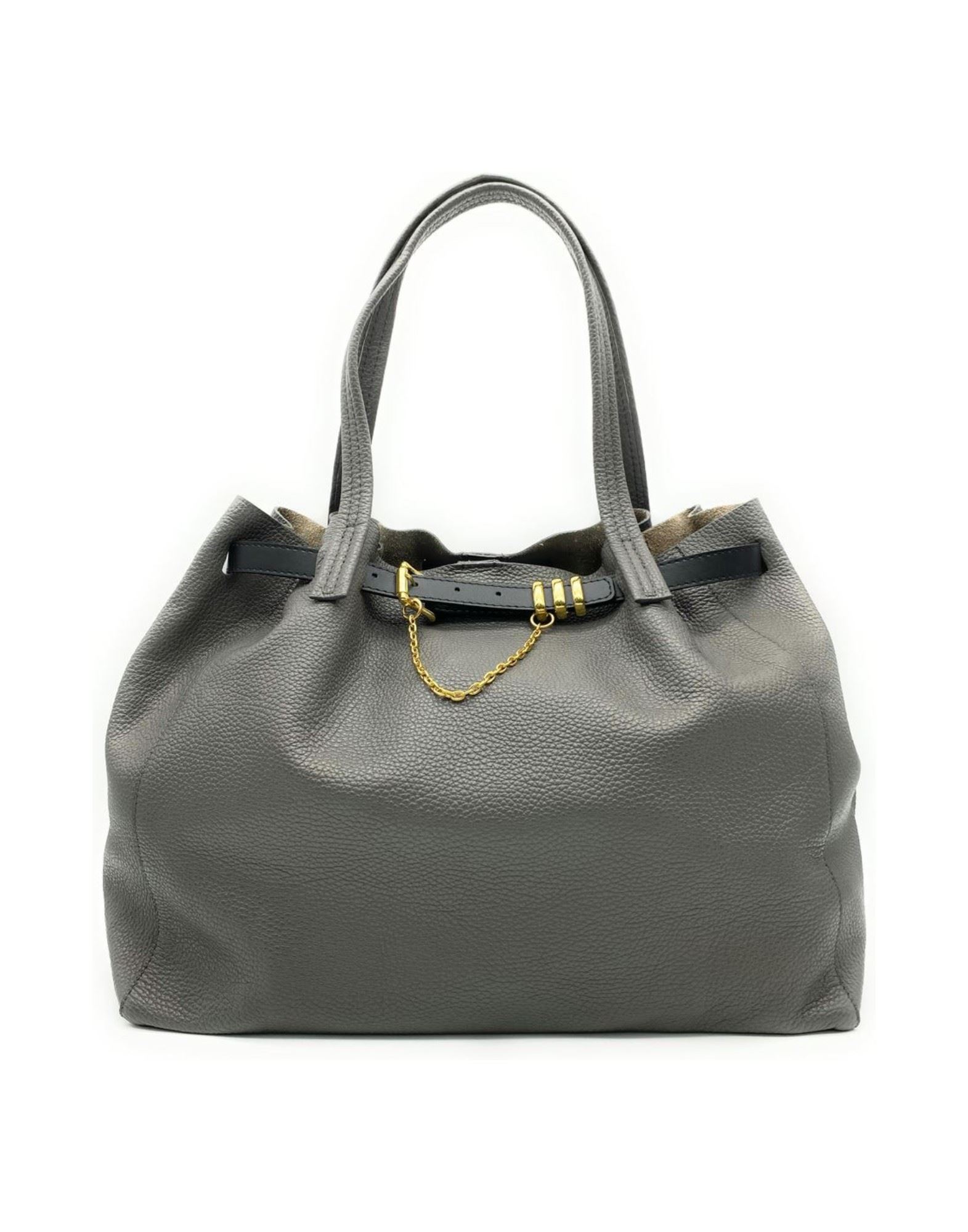 PASSIONE BAGS Schultertasche Damen Grau von PASSIONE BAGS