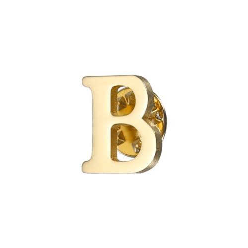 PATIKIL Brief Anstecknadeln, Anfangsbuchstabe Buchstabe B Kragen Anstecknadeln Buchstabe Broschen Anstecknadeln für Frauen Männer Hemd Kleid Anzüge Mantel Kragen, Goldton, Buchstabe B PATIKIL Brief Anstecknadeln, Anfangsbuchstabe Buchstabe B Kragen Anstecknadeln Buchstabe Broschen Anstecknadeln für Frauen Männer Hemd Kleid Anzüge Mantel Kragen, Goldton, Buchstabe B von PATIKIL