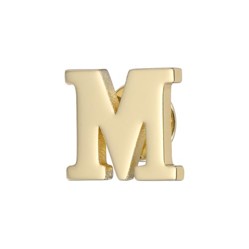 PATIKIL Brief Anstecknadeln, Anfangsbuchstabe Buchstabe M Kragen Anstecknadeln Buchstabe Broschen Anstecknadeln für Frauen Männer Hemd Kleid Anzüge Mantel Kragen, Goldton, Buchstabe M PATIKIL Brief Anstecknadeln, Anfangsbuchstabe Buchstabe M Kragen Anstecknadeln Buchstabe Broschen Anstecknadeln für Frauen Männer Hemd Kleid Anzüge Mantel Kragen, Goldton, Buchstabe M von PATIKIL