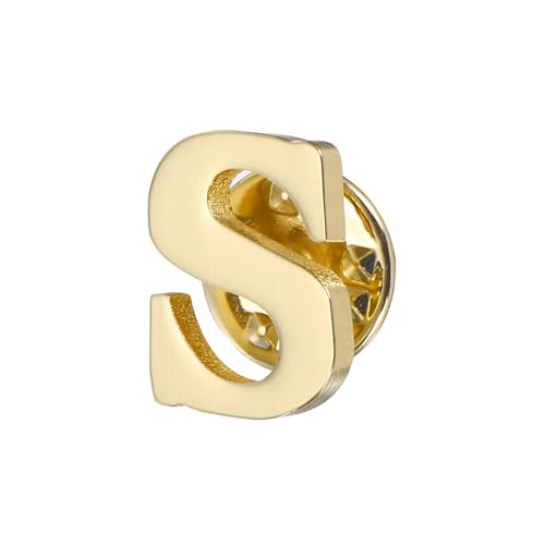 PATIKIL Brief Anstecknadeln, Anfangsbuchstabe Buchstabe S Kragen Anstecknadeln Buchstabe Broschen Anstecknadeln für Frauen Männer Hemd Kleid Anzüge Mantel Kragen, Goldton, Buchstabe S PATIKIL Brief Anstecknadeln, Anfangsbuchstabe Buchstabe S Kragen Anstecknadeln Buchstabe Broschen Anstecknadeln für Frauen Männer Hemd Kleid Anzüge Mantel Kragen, Goldton, Buchstabe S von PATIKIL