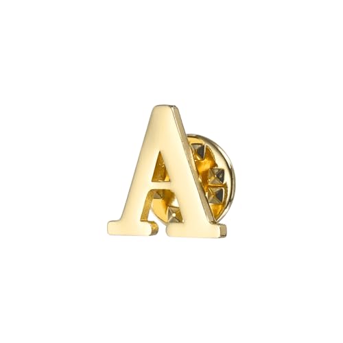 PATIKIL Brief Broschen, Anfangsbuchstabe Buchstabe A Kragen Broschen Brief Broschen für Frauen Männer Hemd Kleid Anzüge Mantel Kragen, Goldton, Buchstabe A PATIKIL Brief Broschen, Anfangsbuchstabe Buchstabe A Kragen Broschen Brief Broschen für Frauen Männer Hemd Kleid Anzüge Mantel Kragen, Goldton, Buchstabe A von PATIKIL