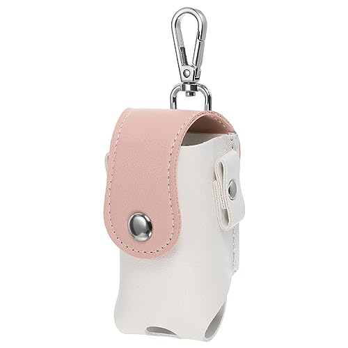 PATIKIL Golf Kugel Taille Tasche Golf Kugel Tragetasche mit Teeständer Schnalle Clip für Frauen Männer Gürtel Golf Lagerung Weiß Rosa von PATIKIL