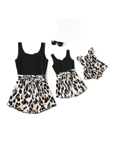 PATPAT Mutter Tochter Jumpsuit Set – Matching Sommer Outfit für Mama, Tochter & Baby, Familien Outfit Sommer, Bequemer Einteiler für Mutter & Tochter, Perfekt für Urlaub, Fotoshooting, Freizeit PATPAT Mutter Tochter Jumpsuit Set – Matching Sommer Outfit für Mama, Tochter & Baby, Familien Outfit Sommer, Bequemer Einteiler für Mutter & Tochter, Perfekt für Urlaub, Fotoshooting, Freizeit von PATPAT