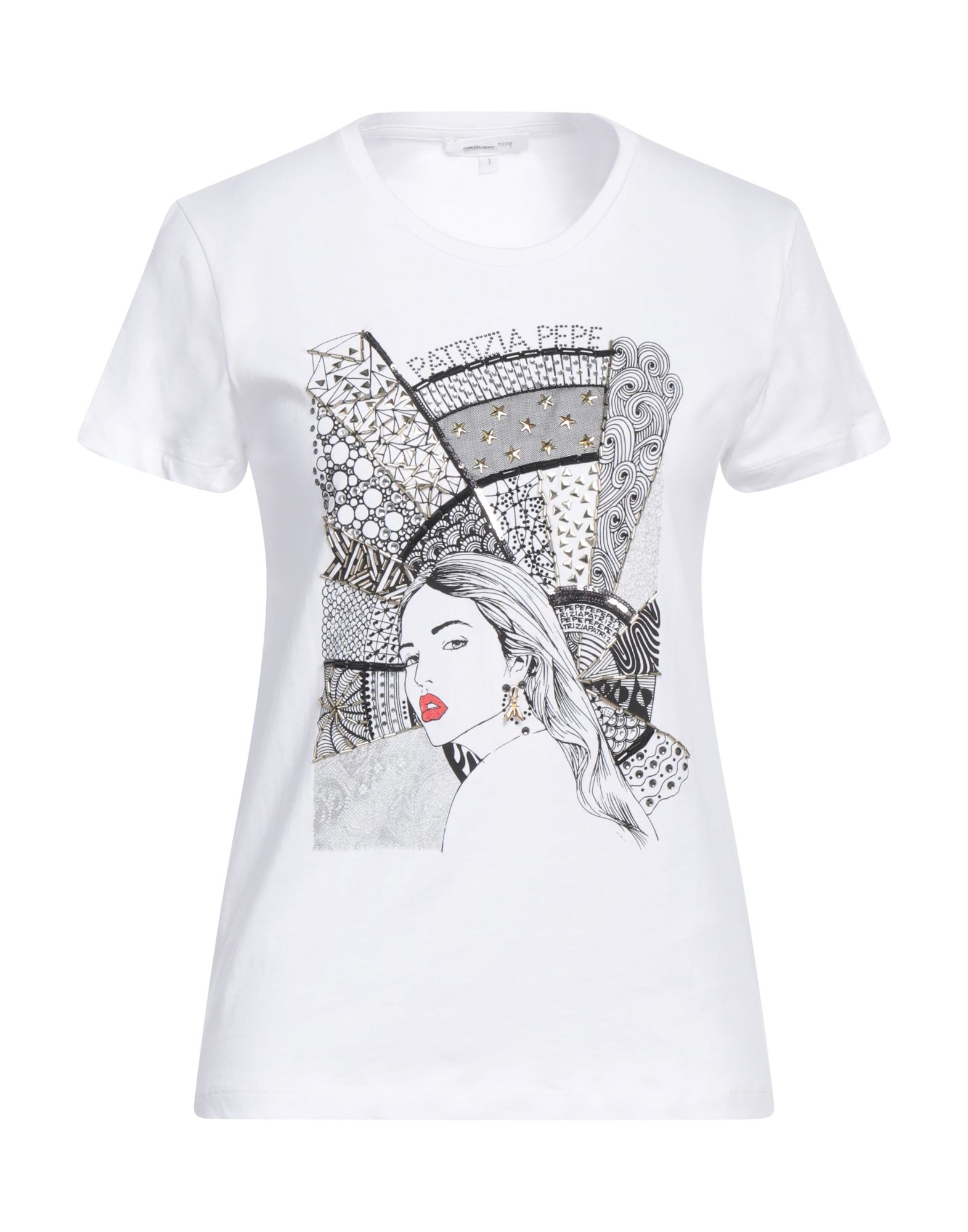 PATRIZIA PEPE T-shirts Damen Weiß von PATRIZIA PEPE