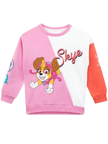 PAW PATROL Pullover Mädchen | Skye Sweatshirt Kinder | Pullover Für Mädchen | Mehrfarbig 116 von PAW PATROL