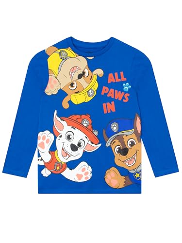 Paw Patrol Shirt Jungen | Chase Langarmshirt Jungs | Langarmshirts Für Jungen | T-Shirts Für Kinder Blau 116 Paw Patrol Shirt Jungen | Chase Langarmshirt Jungs | Langarmshirts Für Jungen | T-Shirts Für Kinder Blau 116 von Paw Patrol