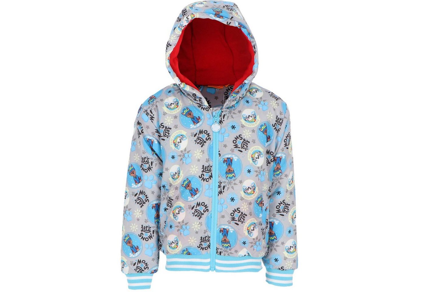 PAW PATROL Winterjacke Paw Patrol Chase Marshall Kinder Jungen Jacke Gr. 98 bis 116 von PAW PATROL