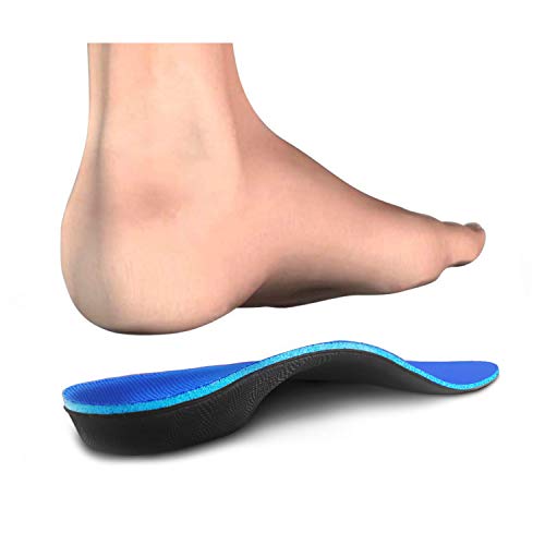 PCSsole High Arch Support Orthopädische einlegesohlen für Plattfüße, Plantarfasziitis, Überpronation, Supination, Semi-Custom-Schuheinlage für Damen und Herren, Blau, EU38-39. von PCSsole