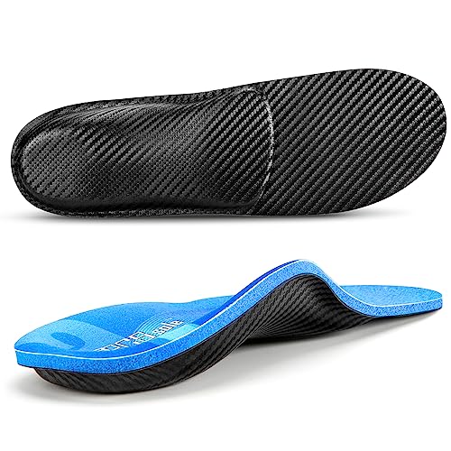 PCSsole Fersensporn Einlagen Orthopädische Einlegesohlen, Arch Support Schuheinlagen für Plattfuß, Plantar Fasciitis, Fersenschmerzen, über Pronation für Männer und Frauen, Blau (25CM) von PCSsole