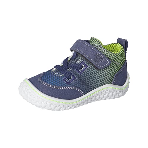 PEPINO Ricosta Jungen Kletthalbschuhe Pali,Kinder Halbschuhe,WMS:Mittel,Barfuß-Schuh,Kinderschuhe,barfußschuhe,flexibel,Ozean (180),22 EU von PEPINO