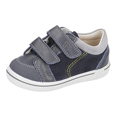 PEPINO Ricosta Jungen Low-Top Sneaker Timmy,Kinder Halbschuhe,WMS:Mittel,lose Einlage,Klettverschluss,Kinderschuhe,Nautic (180),23 EU von PEPINO