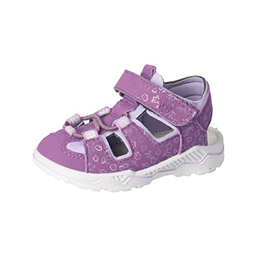 PEPINO Ricosta Mädchen Sandalen Gery,Kinderschuhe,WMS:Mittel,Klettverschluss,Kinderschuhe,Sommerschuhe,Cassis/Lavendel (390),23 EU von PEPINO