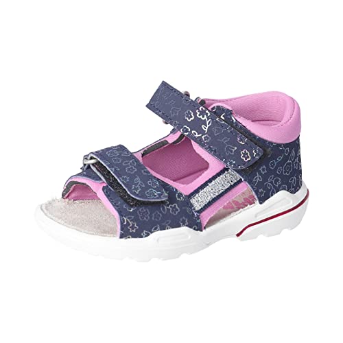 PEPINO Ricosta Mädchen Sandalen KAIA,Kinderschuhe,WMS:Mittel,Outdoorsandalen,Halbschuhe,Klettverschluss,Nautic/rosada (170),26 EU von PEPINO