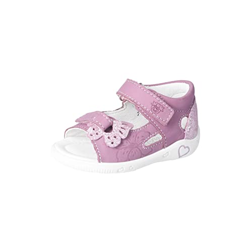 PEPINO Ricosta Mädchen Sandalen Silvi,Kinderschuhe,WMS:Schmal,Sommerschuhe,Freizeitschuhe,offene Schuhe,Strandschuhe,Purple (340),20 EU von PEPINO