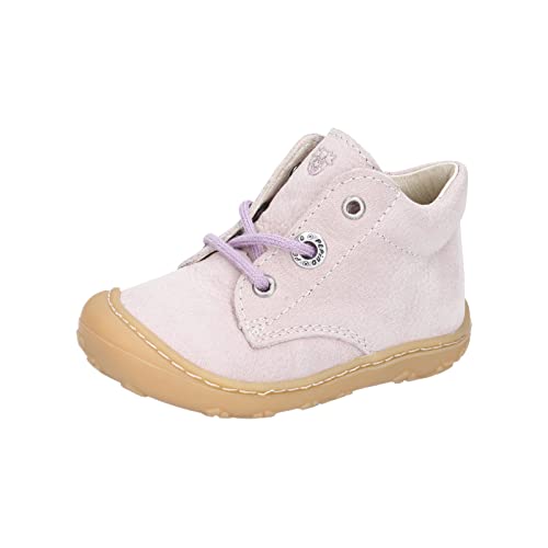 PEPINO Ricosta Mädchen Stiefel Cory,Kinder Boots,WMS:Mittel,lose Einlage,terracare,nachhaltig,Booties,Leder,Kids,Viola (320),24 EU von PEPINO