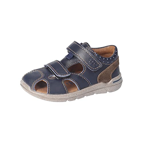 PEPINO Ricosta Mädchen und Jungen Kletthalbschuhe KASPI,Kinder Halbschuhe,WMS:Mittel,Kinderschuhe,Klettschuhe,Sneaker,Kids,Nautic (180),22 EU von PEPINO