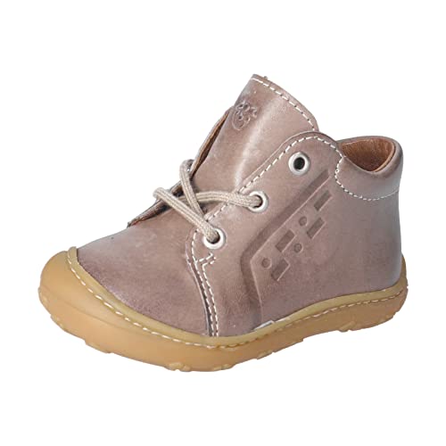 PEPINO Ricosta Mädchen und Jungen Stiefel RONNY,Kinder Boots,WMS:Mittel,lose Einlage,kinderschuhe,schnürstiefel,booties,kies (650),21 EU von PEPINO