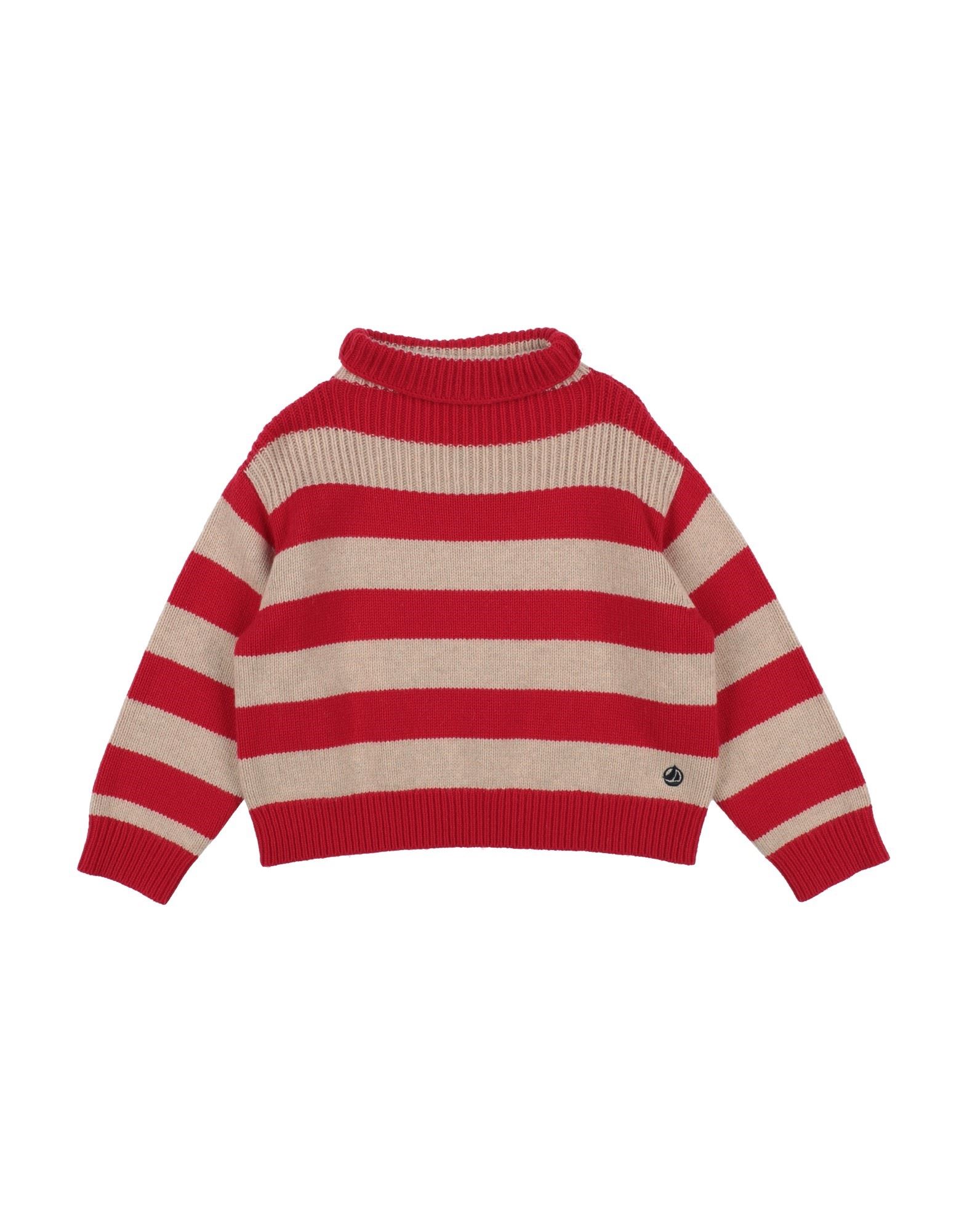 PETIT BATEAU Rollkragenpullover Kinder Rot von PETIT BATEAU