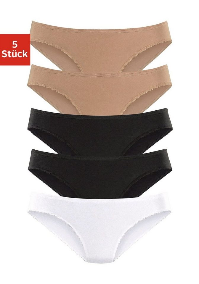 petite fleur Bikinislip (Packung, 5-St) aus elastischer Baumwolle von petite fleur