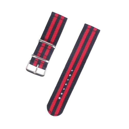 18mm/20mm/22mm/24mm Männer Frauen Gestreiften Print Nylon Sport Armband Wasserdichte Uhr Armband von PEtbon