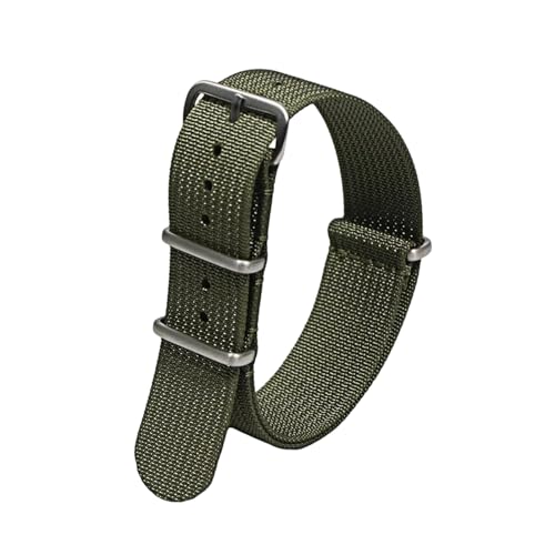 PEtbon 18/20/22mm einfarbiges wasserdichtes Nylon-Uhrenarmband, sportlicher, lässiger, wasserdichter Uhrenarmband-Ersatz von PEtbon